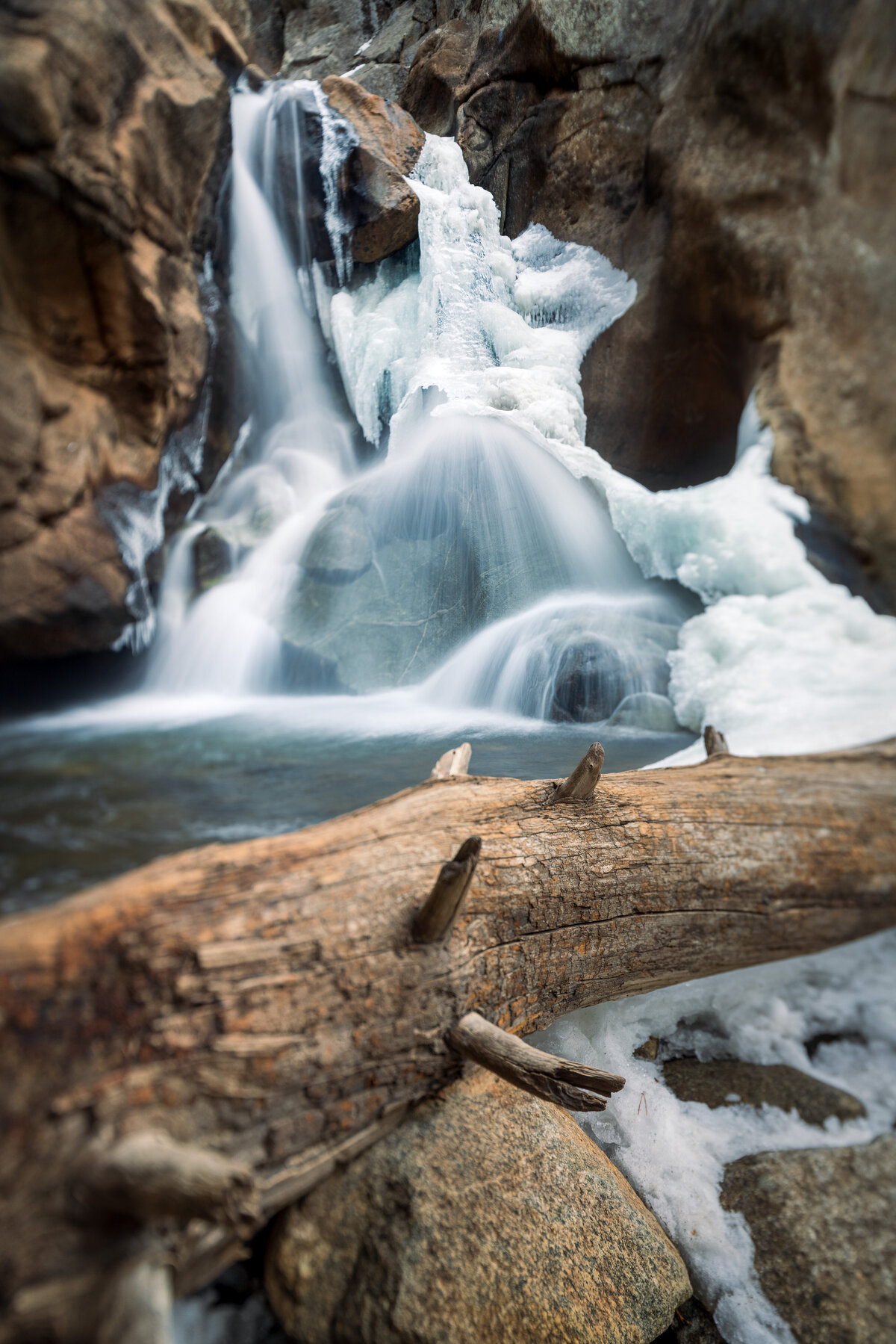 Boulder Falls Winter