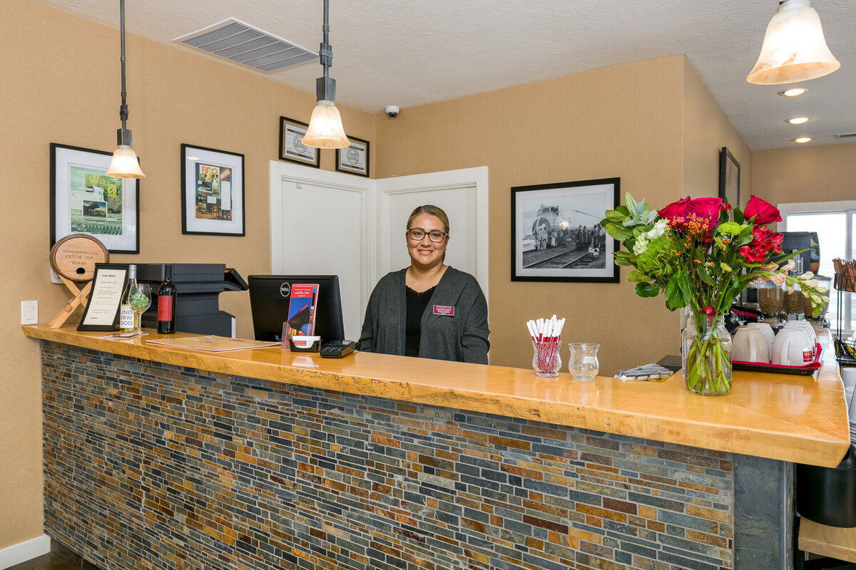 Receptionist at Celilo Inn