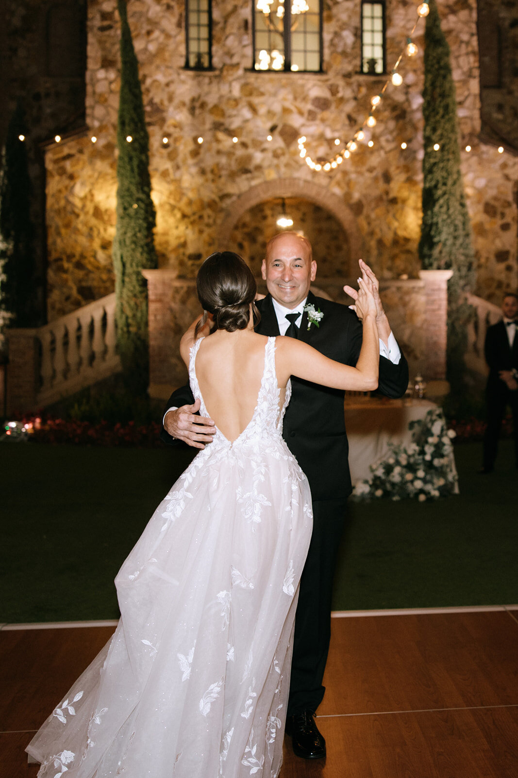 father daughter dance at bella collina wedding venue​