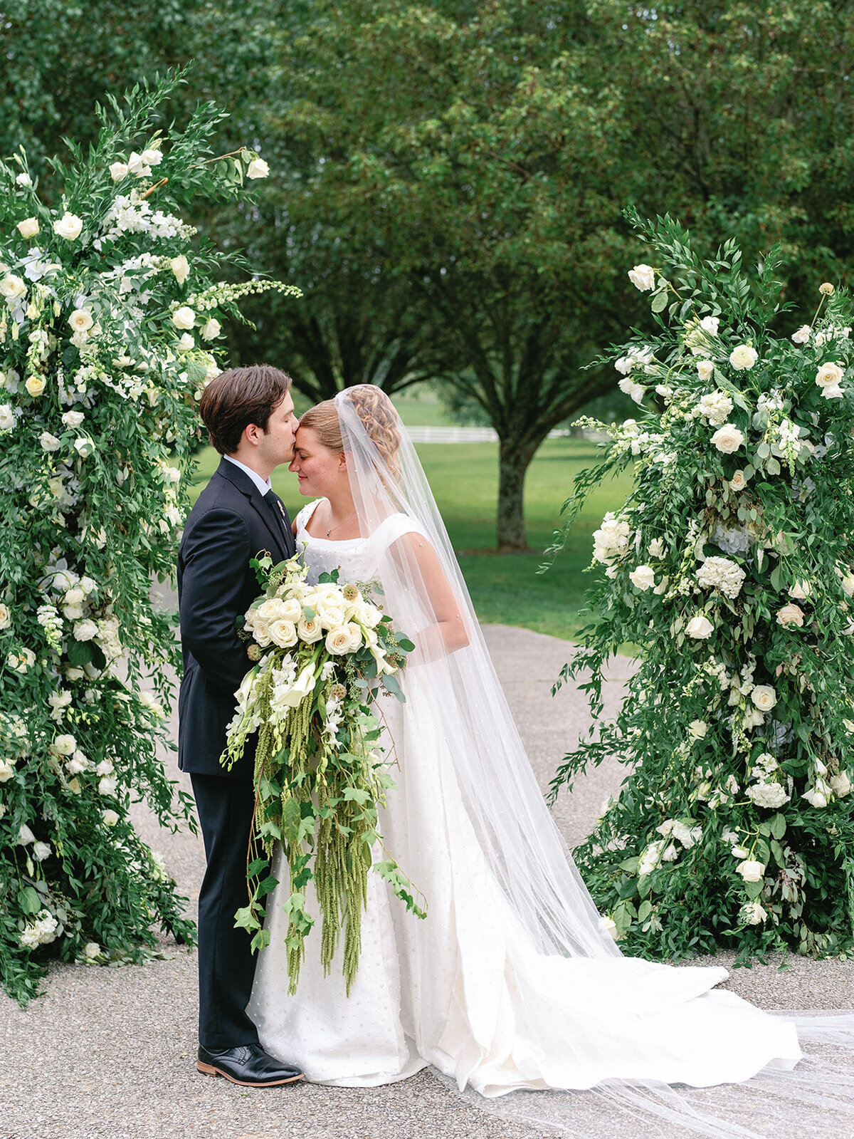 Tented wedding at Redeeming Hills in Tennessee