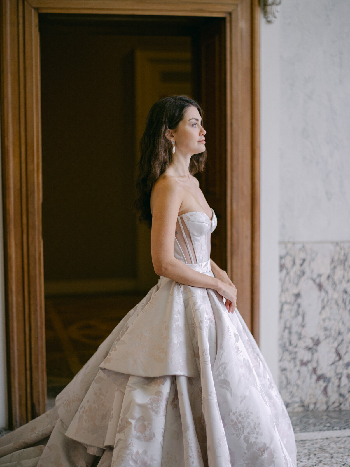 Bride Portraits Villa Carlotta Como (19 sur 125)