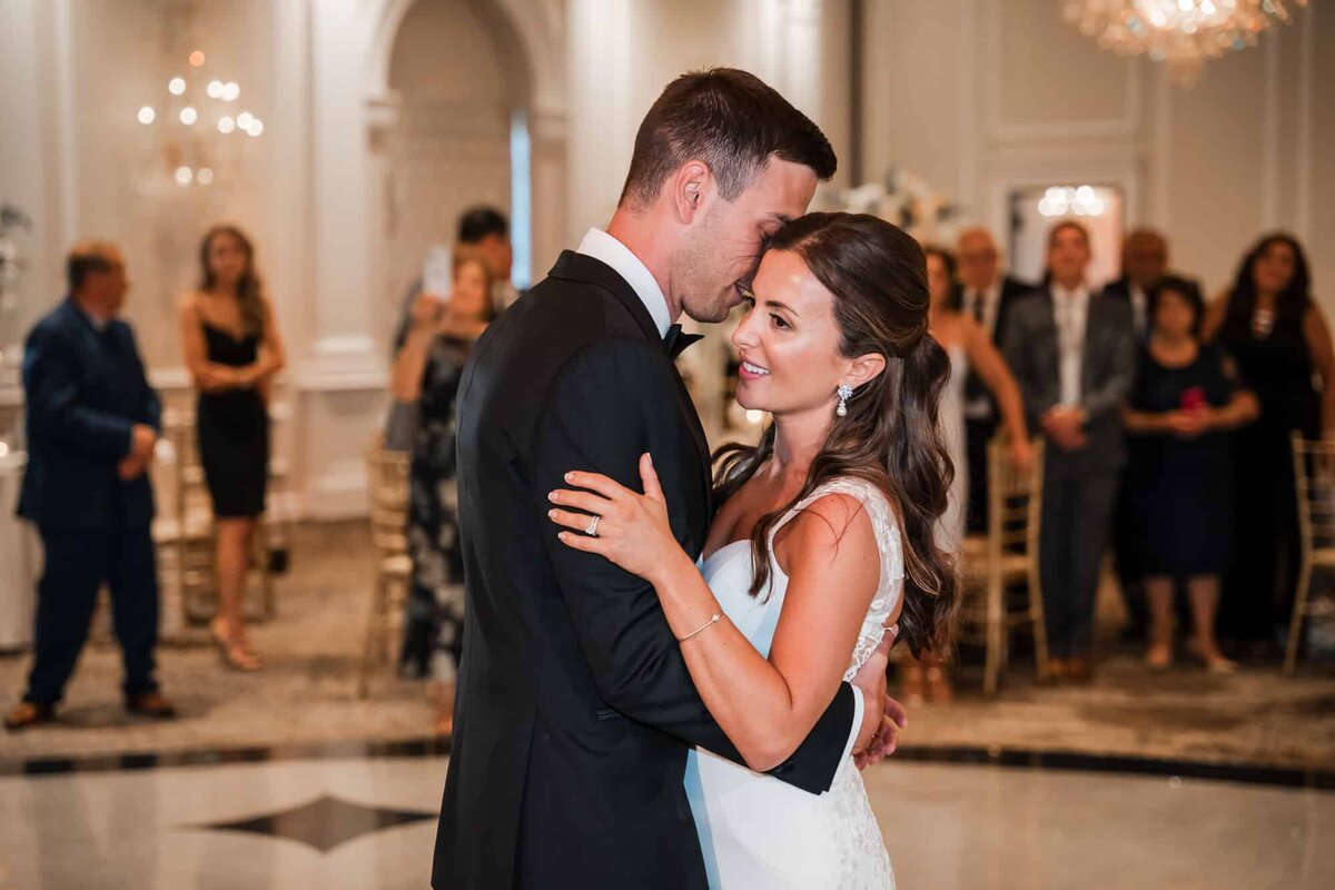 Bride and Groom First Dance captured by Palm Beach Wedding photographer