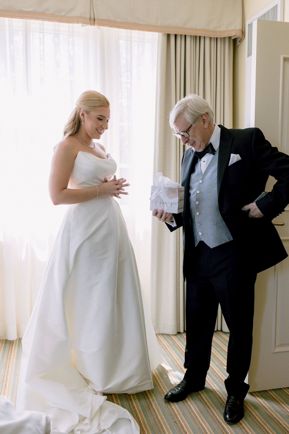 Alex & Don's Wedding - Dad First Look-12