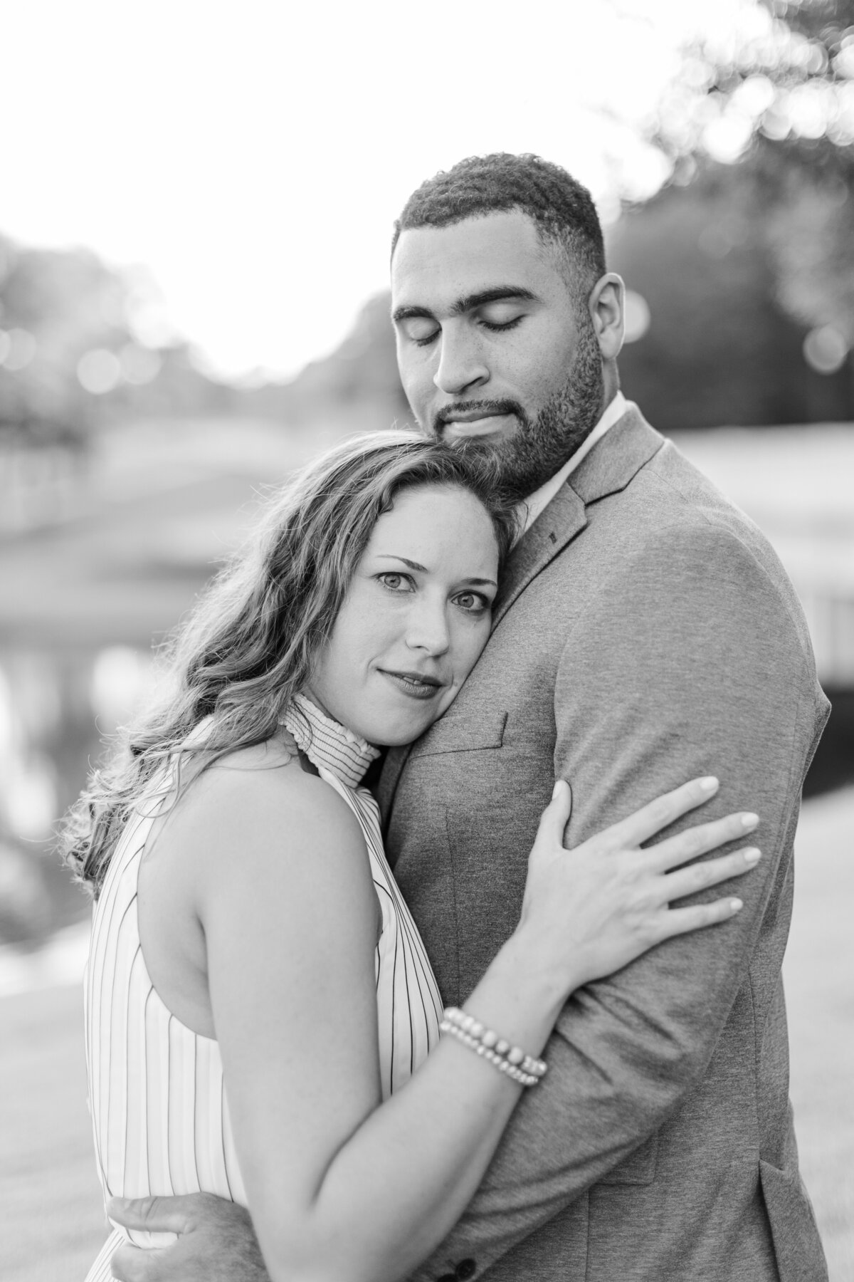 Outdoor engagement session in Auburn, Alabama
