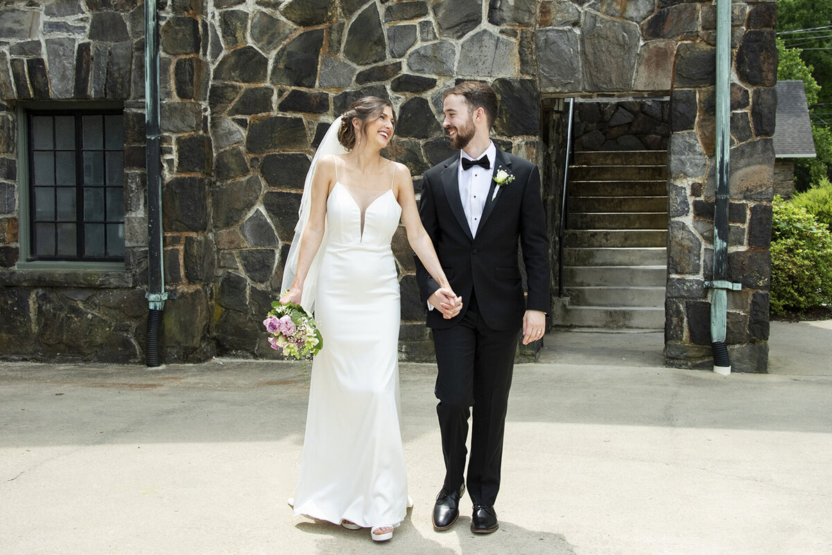 Couple walking at Homewood Asheville