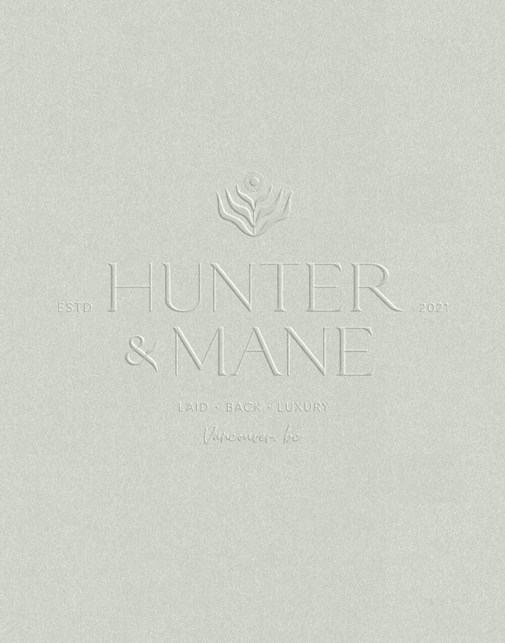 Hunter & Mane hair salon branding by Lara Scarr