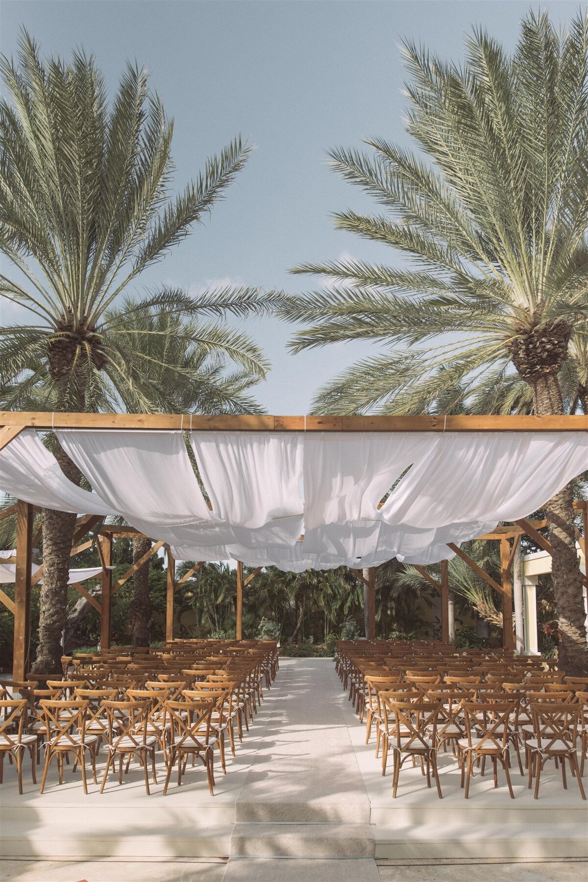 Wedding ceremony decor in oranjestad aruba