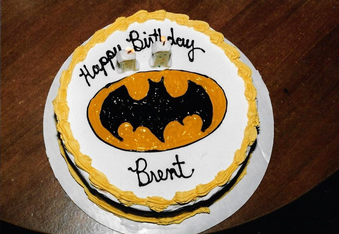 Brent Ray Fraser Moms Batman Birthday Cake Age 11 - 1990