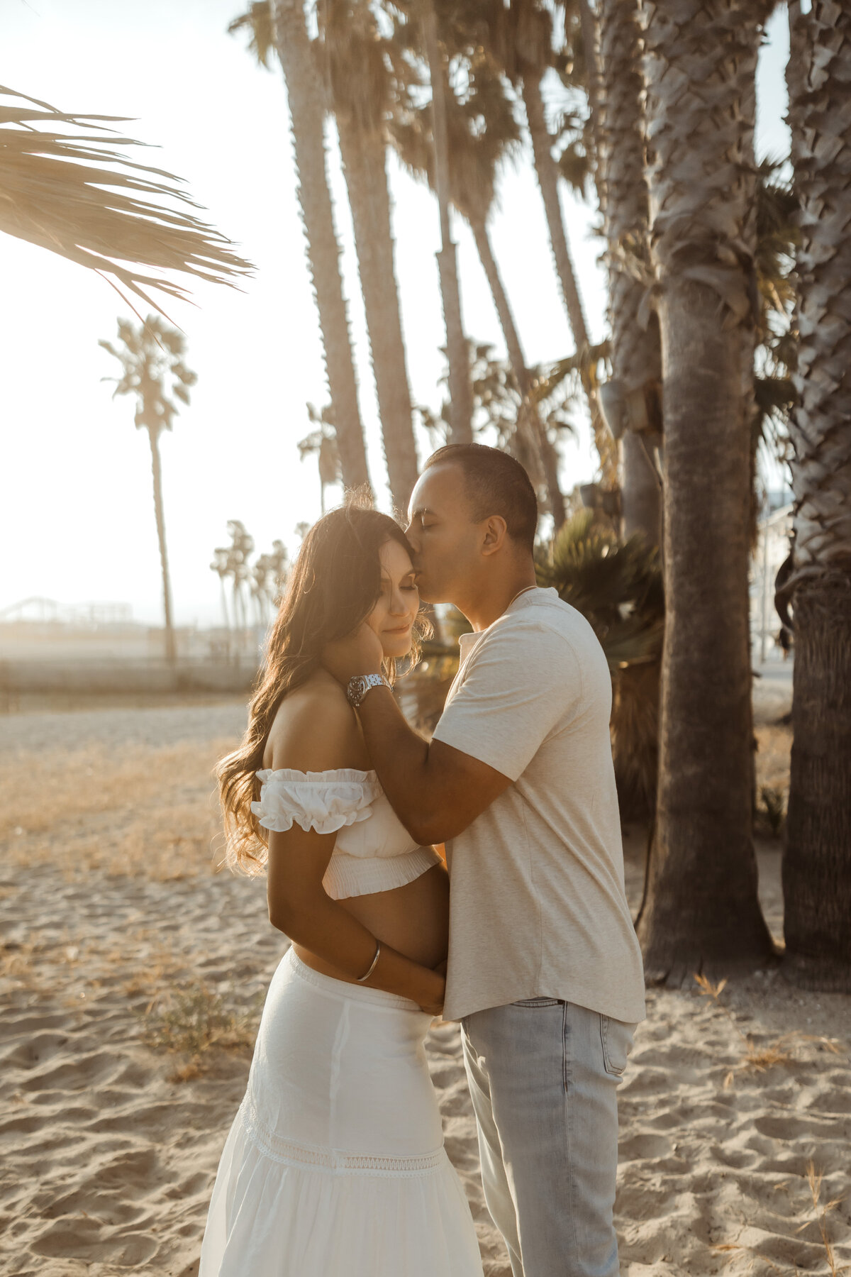 Santa Monica Beach Maternity Photography 21