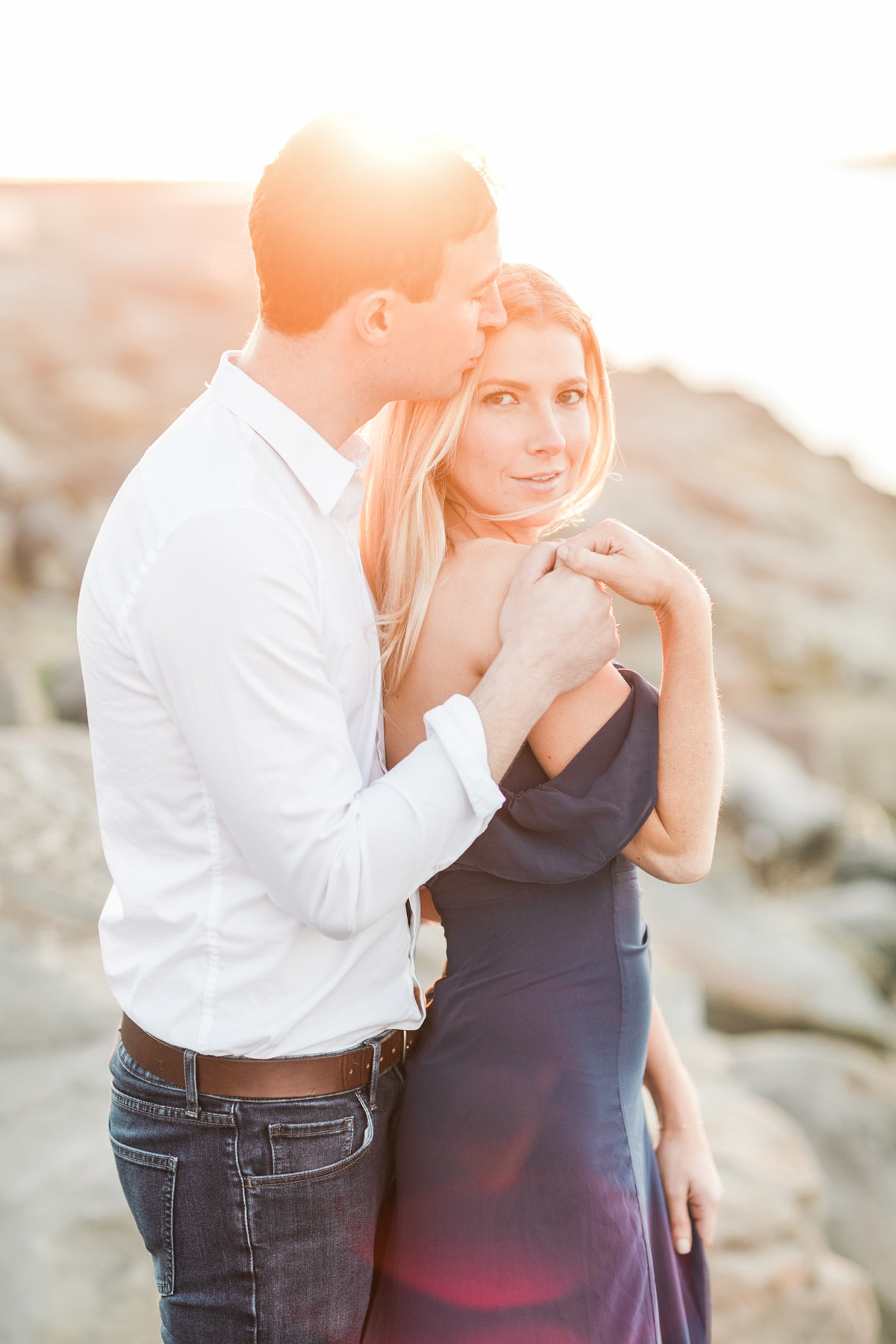 Venice Canal Beach Engagement Session_Valorie Darling Photography-7003