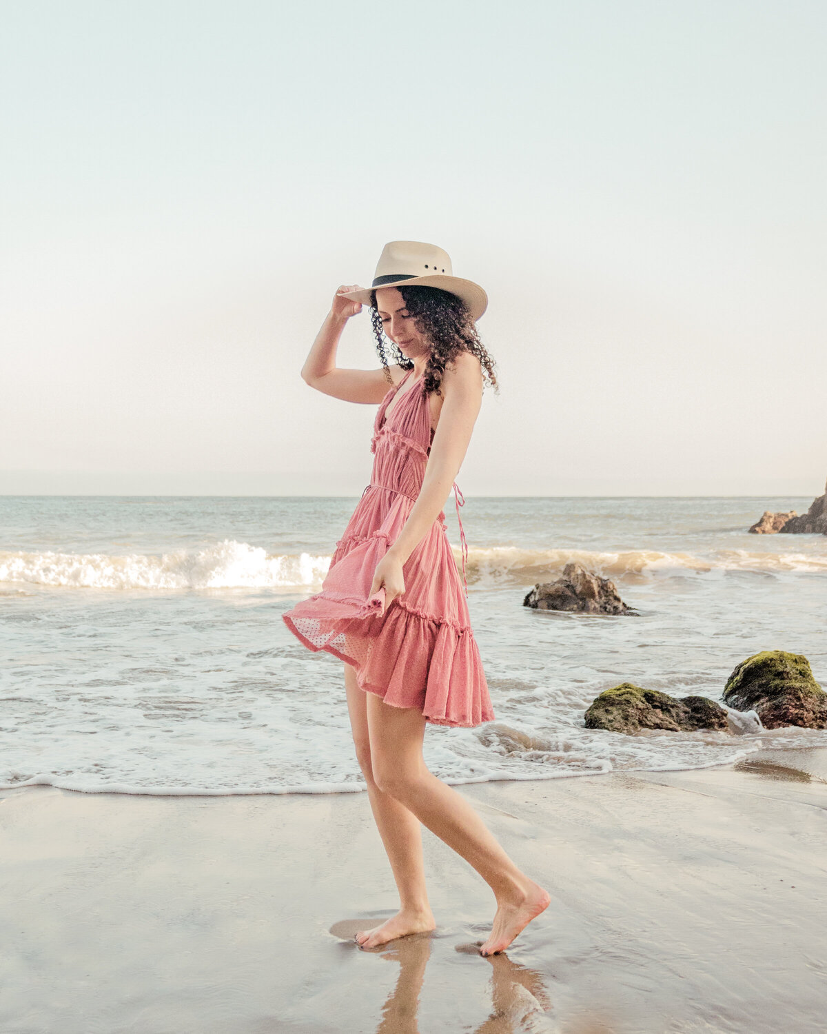 Ocean Pink Dress (1)