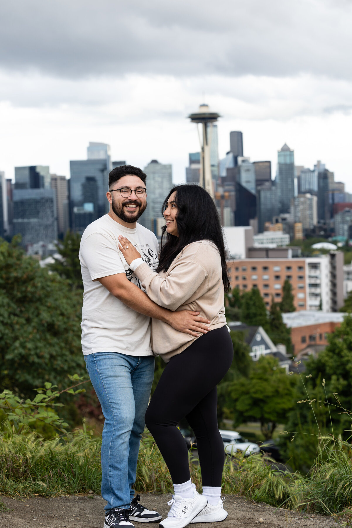 engagement and Surprise Seattle wedding photography Seattle Arboretum - 6