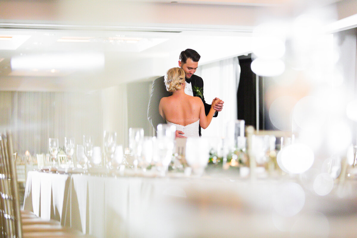 private wedding first dance