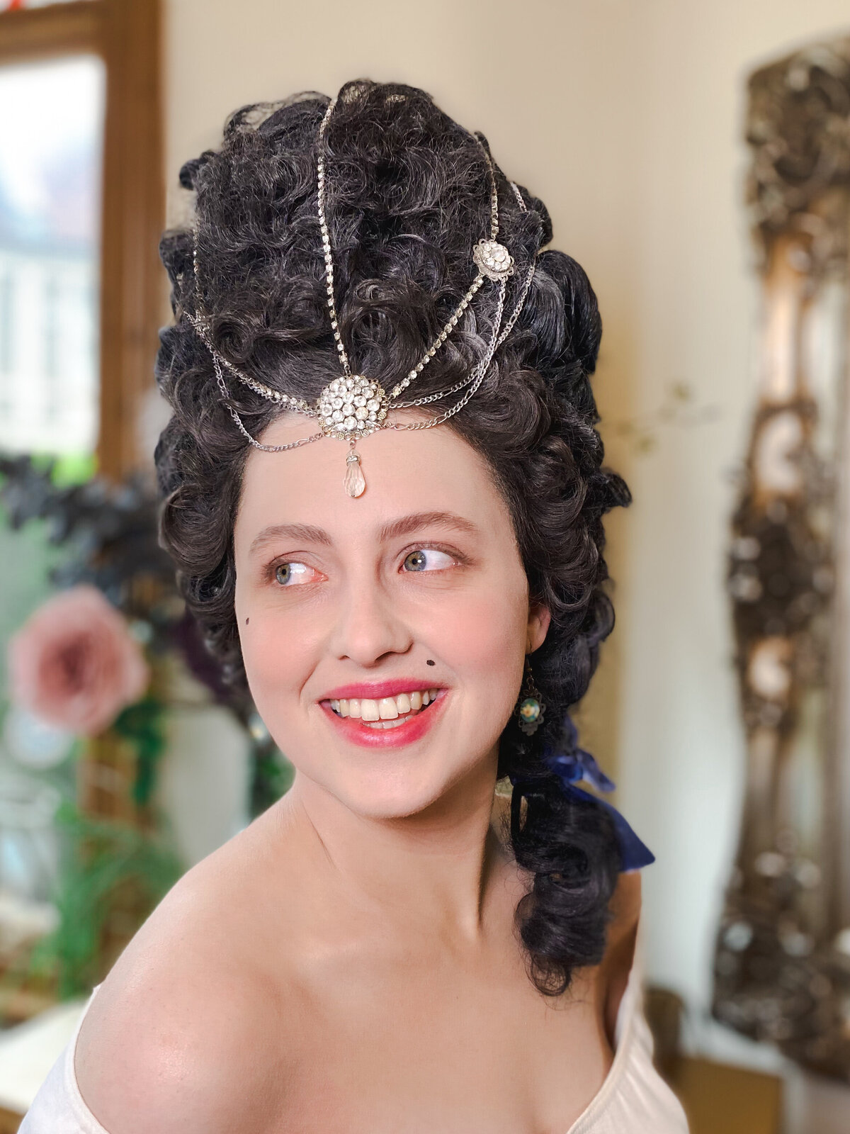 18th Century womens hairstyling for TV