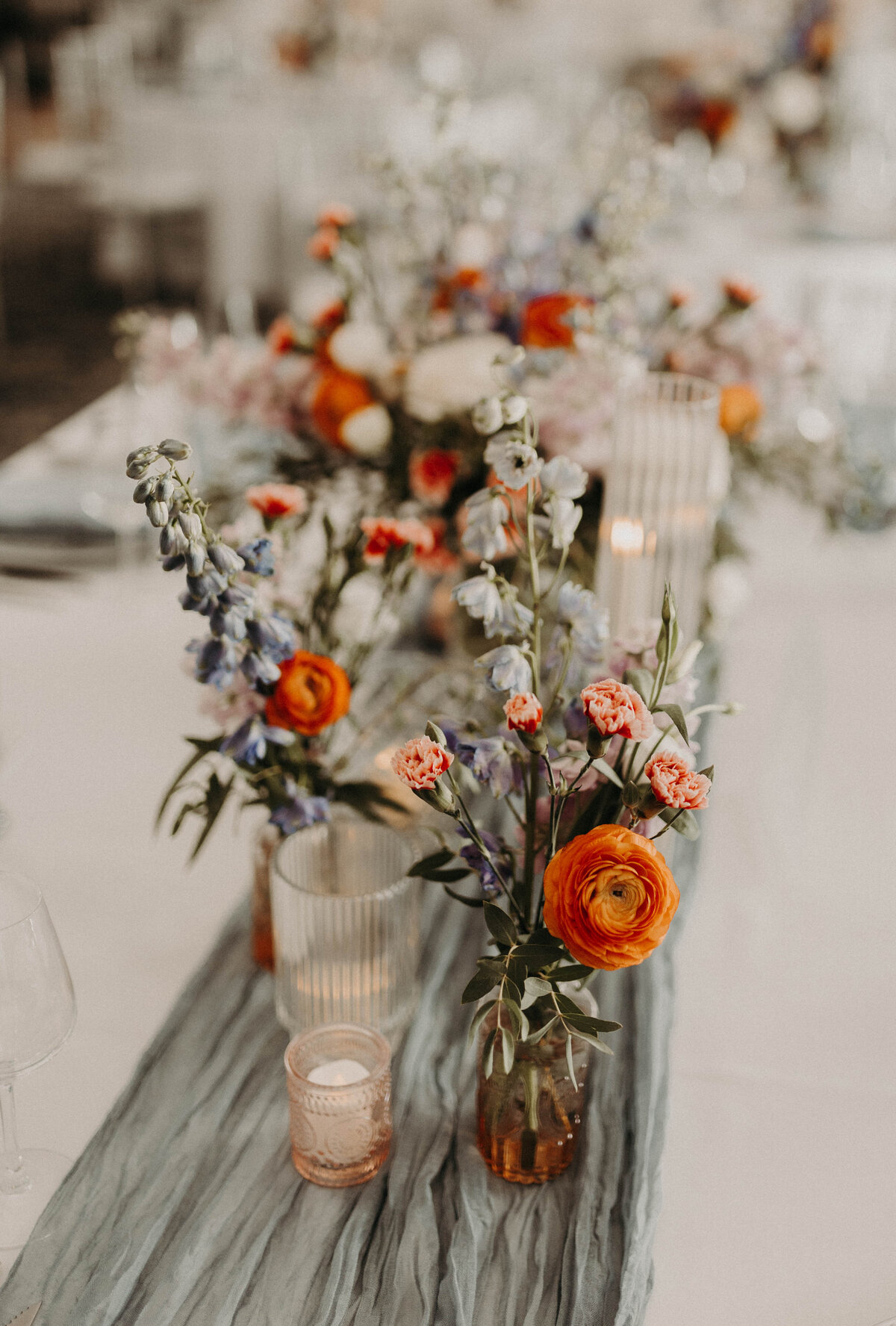 wedding reception table photography 