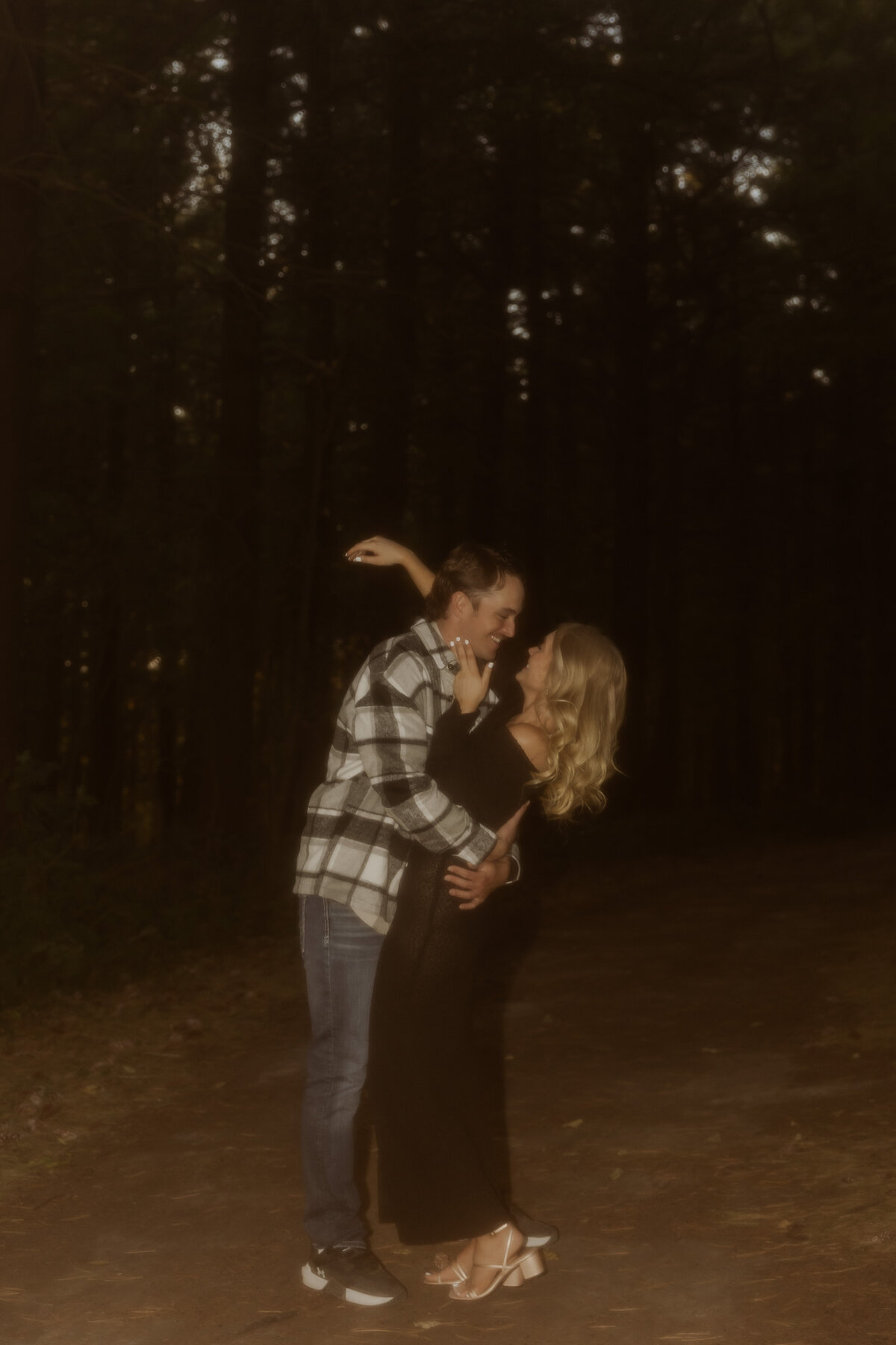 Night Time Direct flash outdoor photos in MN