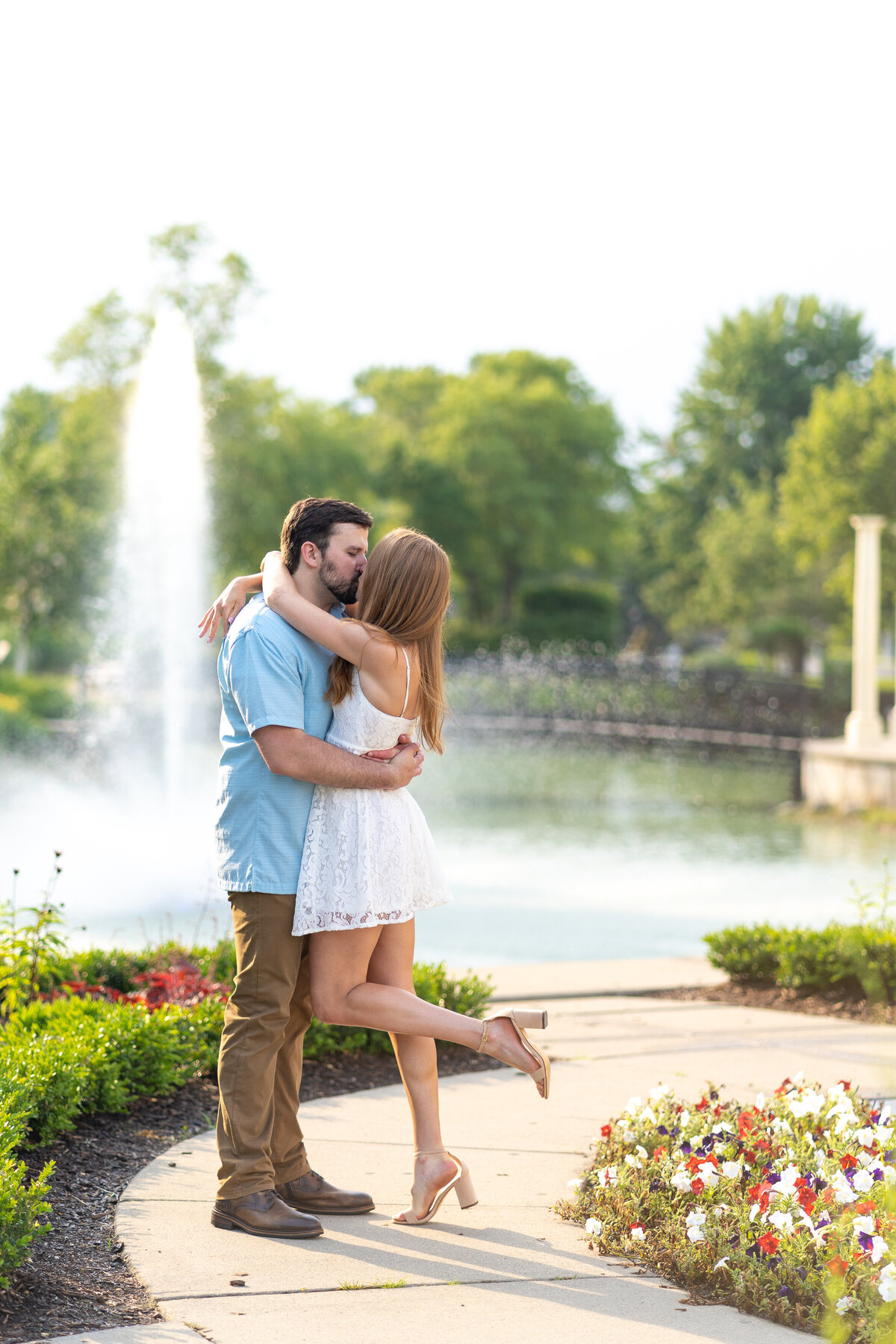 Grosse Pointe Michigan Engagement photography session