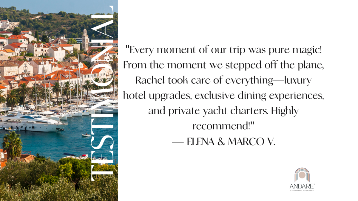 Client comment Elena yacht charter
