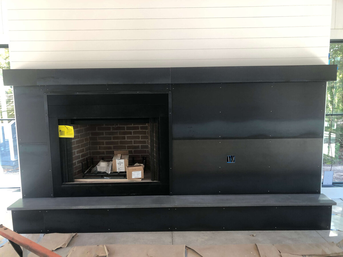 Steel Fireplace Wrap(1)