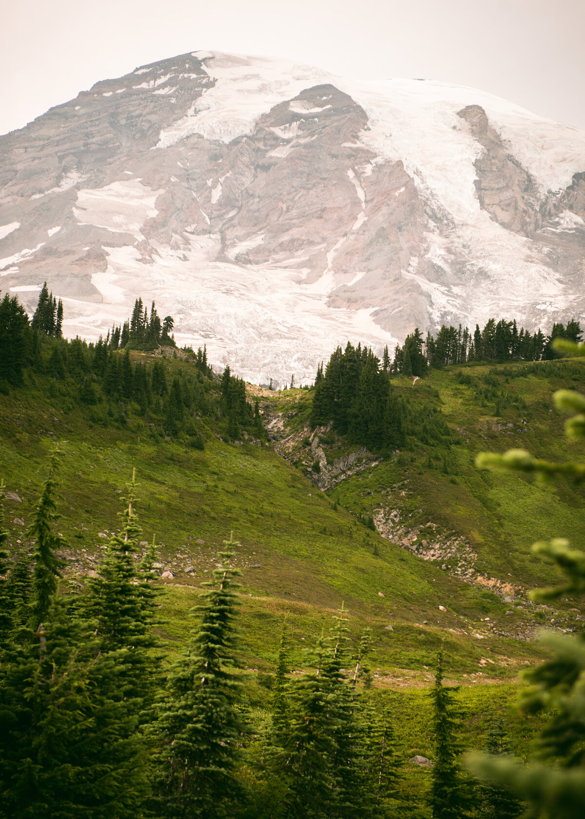Mount Rainier Seattle Mountain Close Up 2