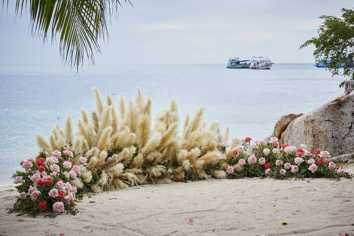 Jessica + Alex Koh Tao Thailand Beach Wedding (13)