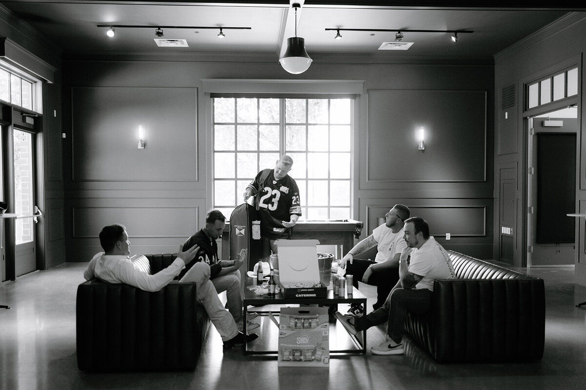 Naperville IL Wedding at the Crawford Groomsmen