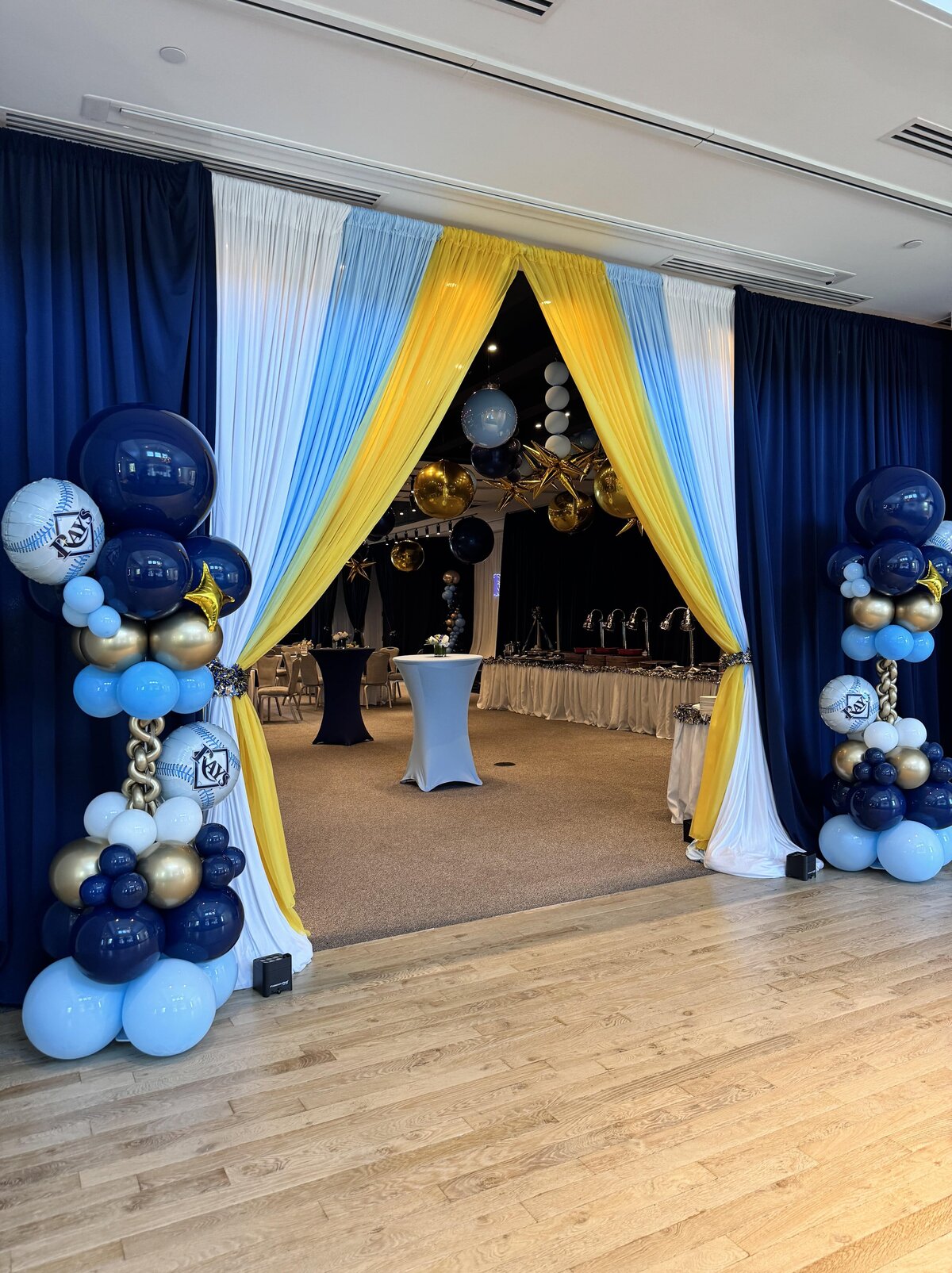 fun, high-end balloons for Rays party