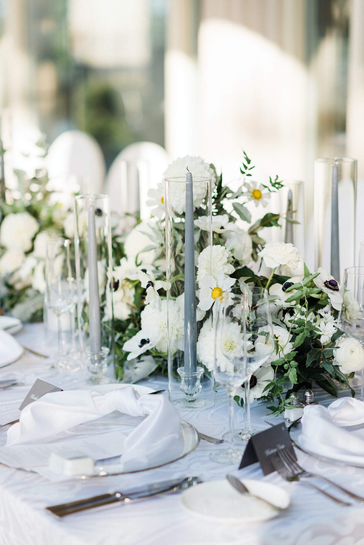 Fresh White & Grey Summer Wedding_11