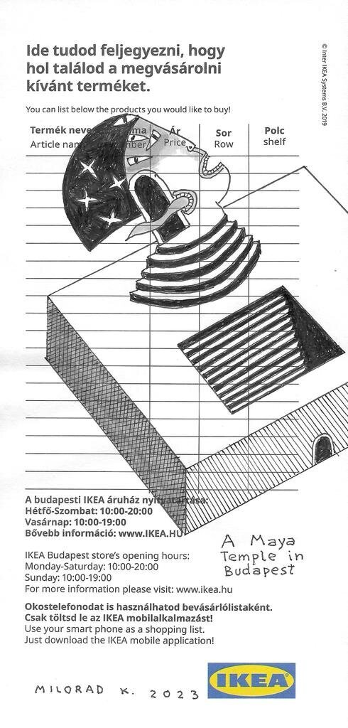 Ikea_Drawing_0007_100x210mm_A Maya Temple in Budapest 2023