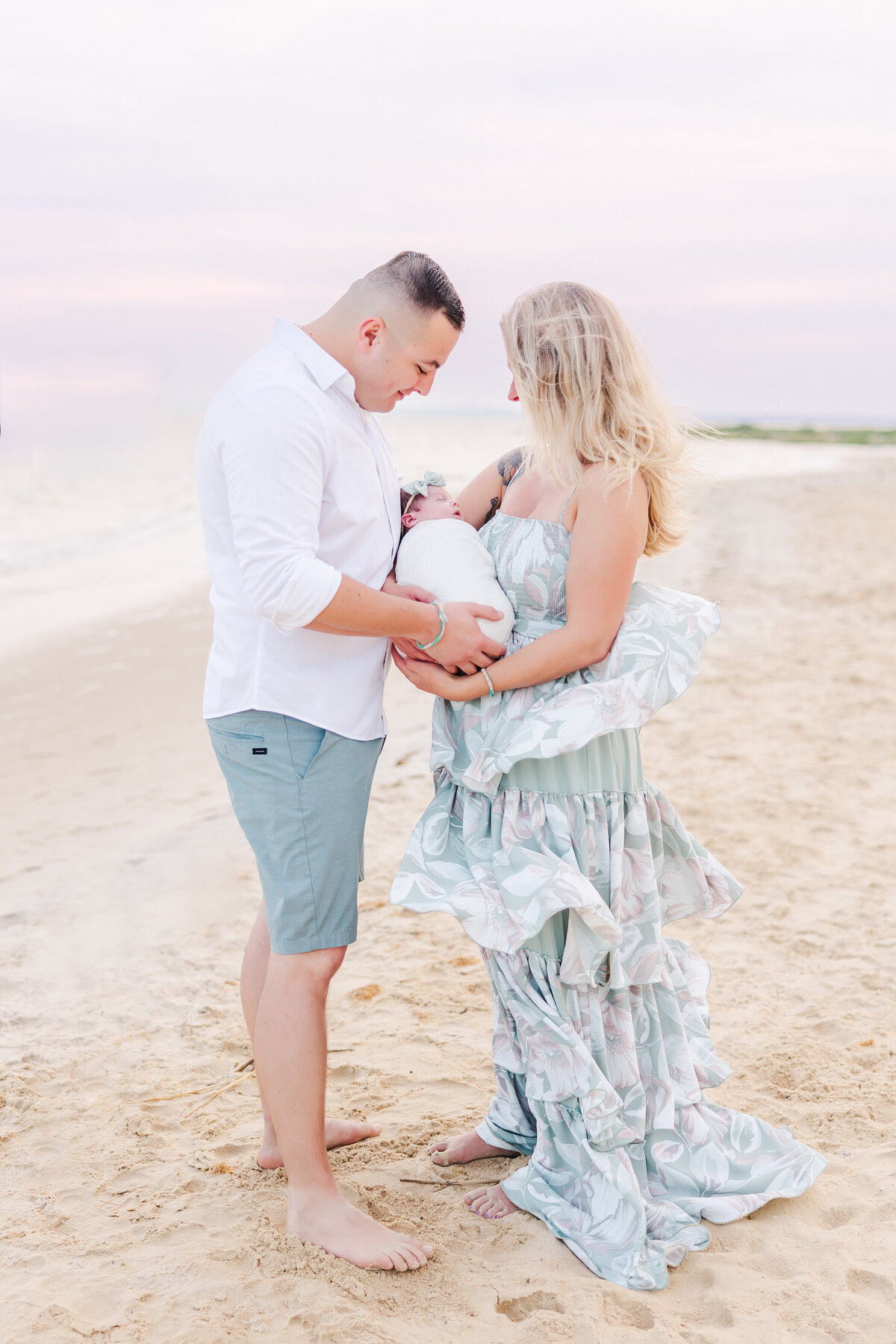 Beach Newborn Photography