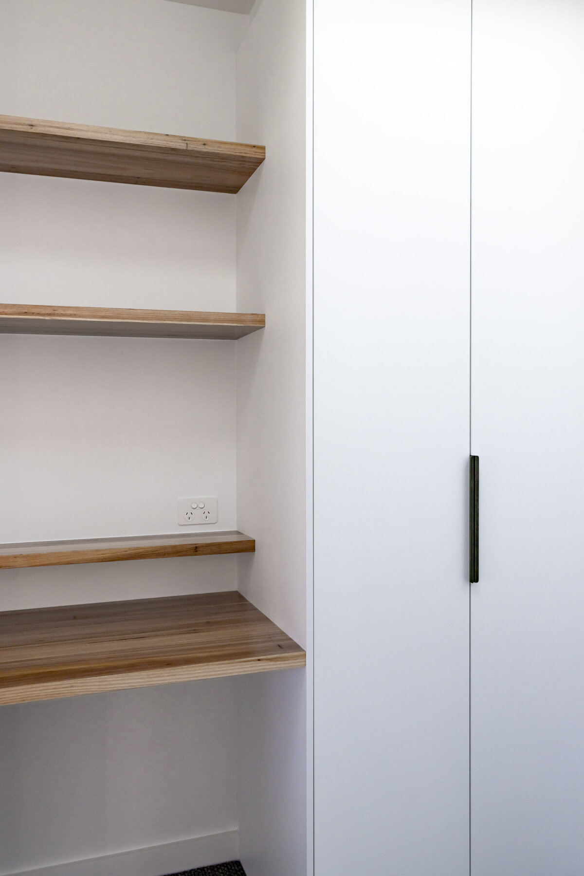 Custom features with desk and storage options in WBK Build