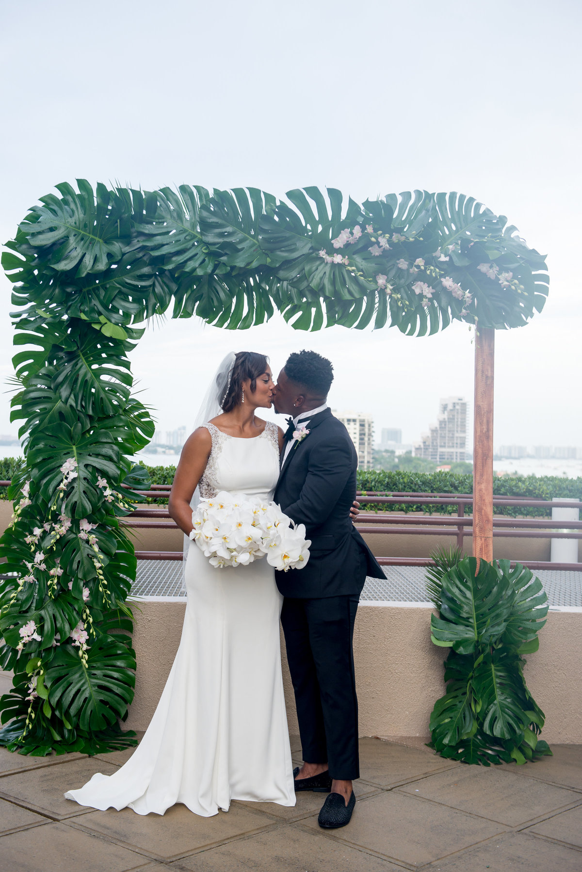 NFL Miami Dolphins Brandon Radcliff ShaKyra Radcliff Briza on the Bay Wedding Andrea Arostegui Photography-147