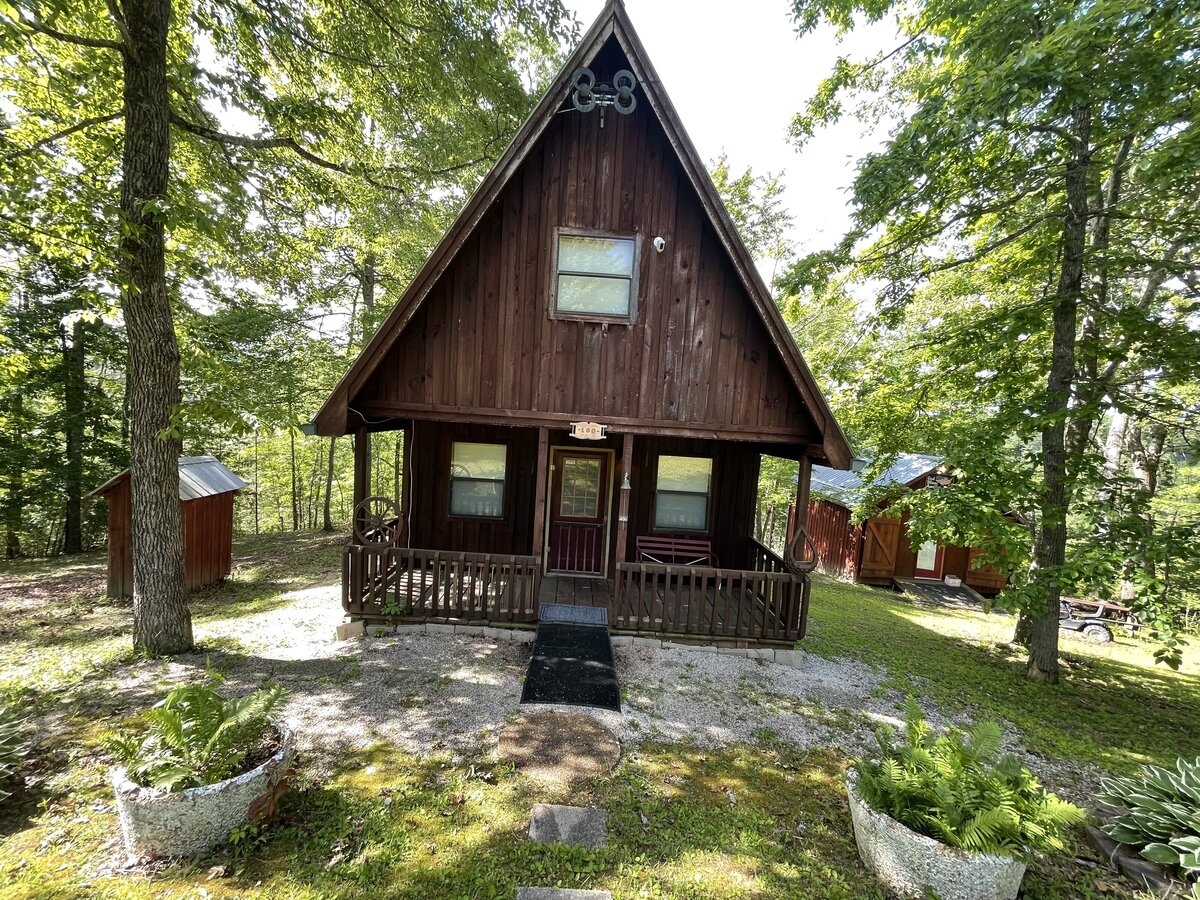 Front view of the cabin