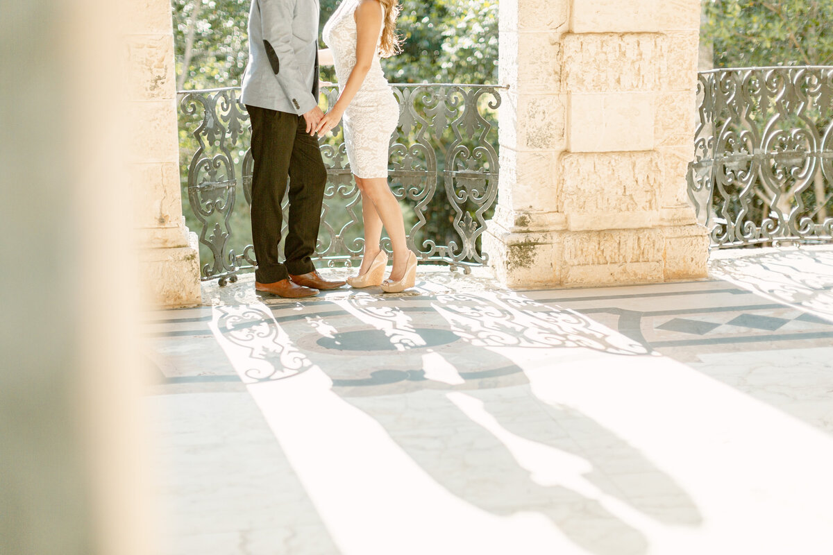 Vizcaya Museum Engagement Photography Session 23