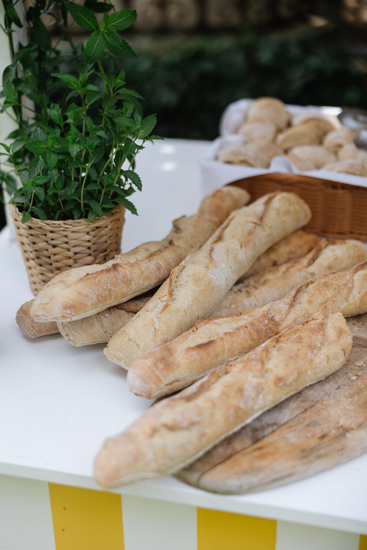 French-wedding-brunch-bread-station