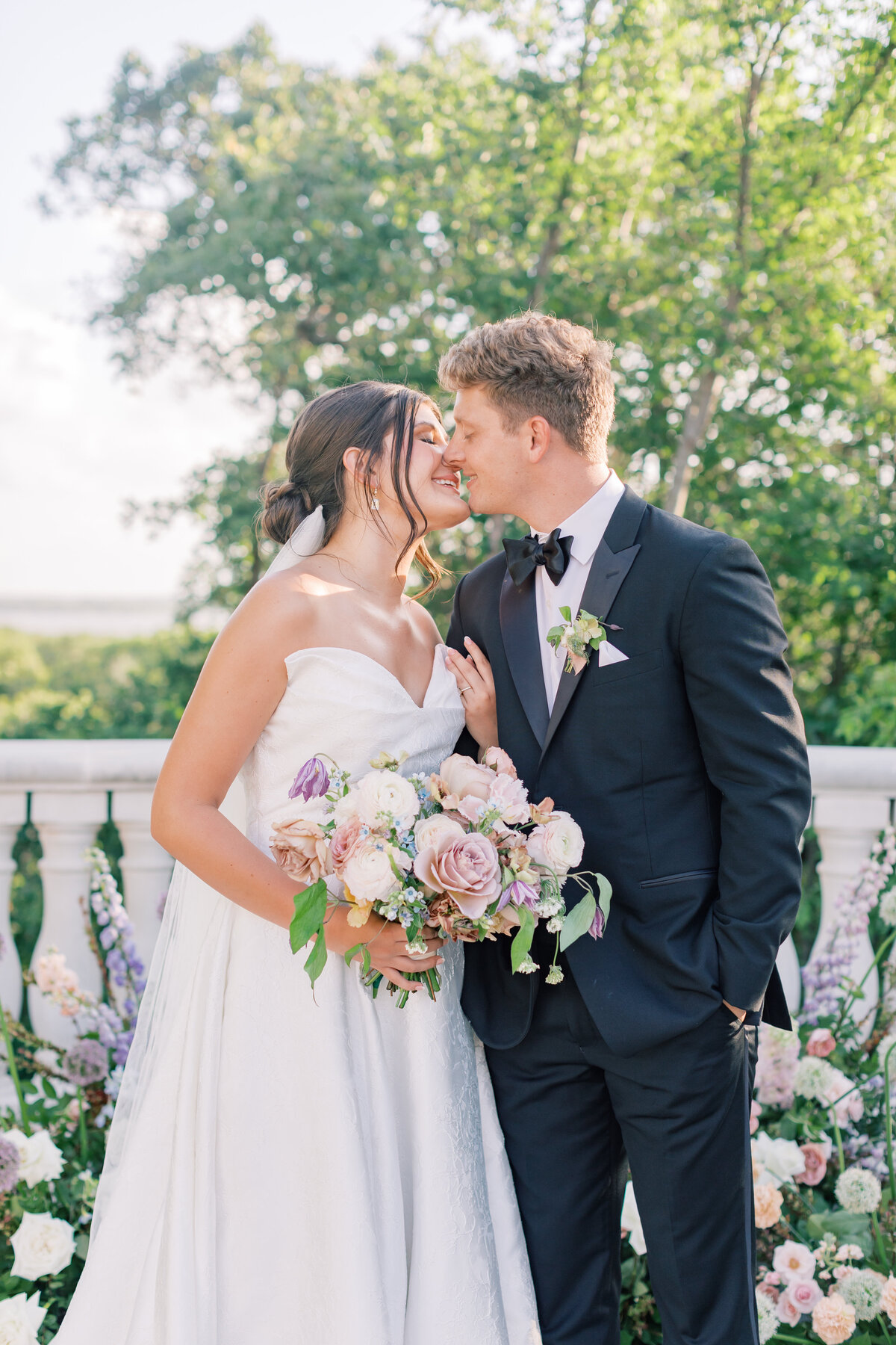 bride-and-groom-sharing-intimate-moment-at-their-wedding