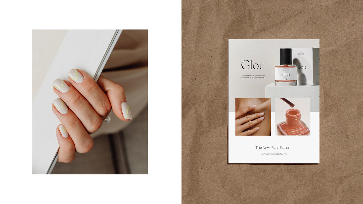 beauty brand flyer design 