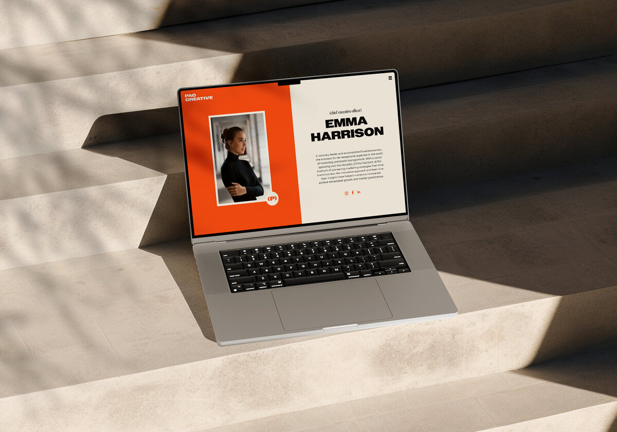 Laptop-on-Stairs-Mockup