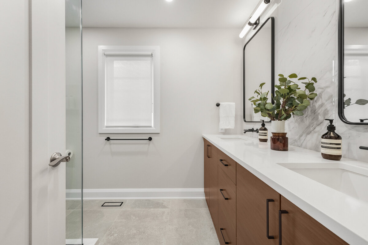 final image of our urban bamboo interior and bathroom design project