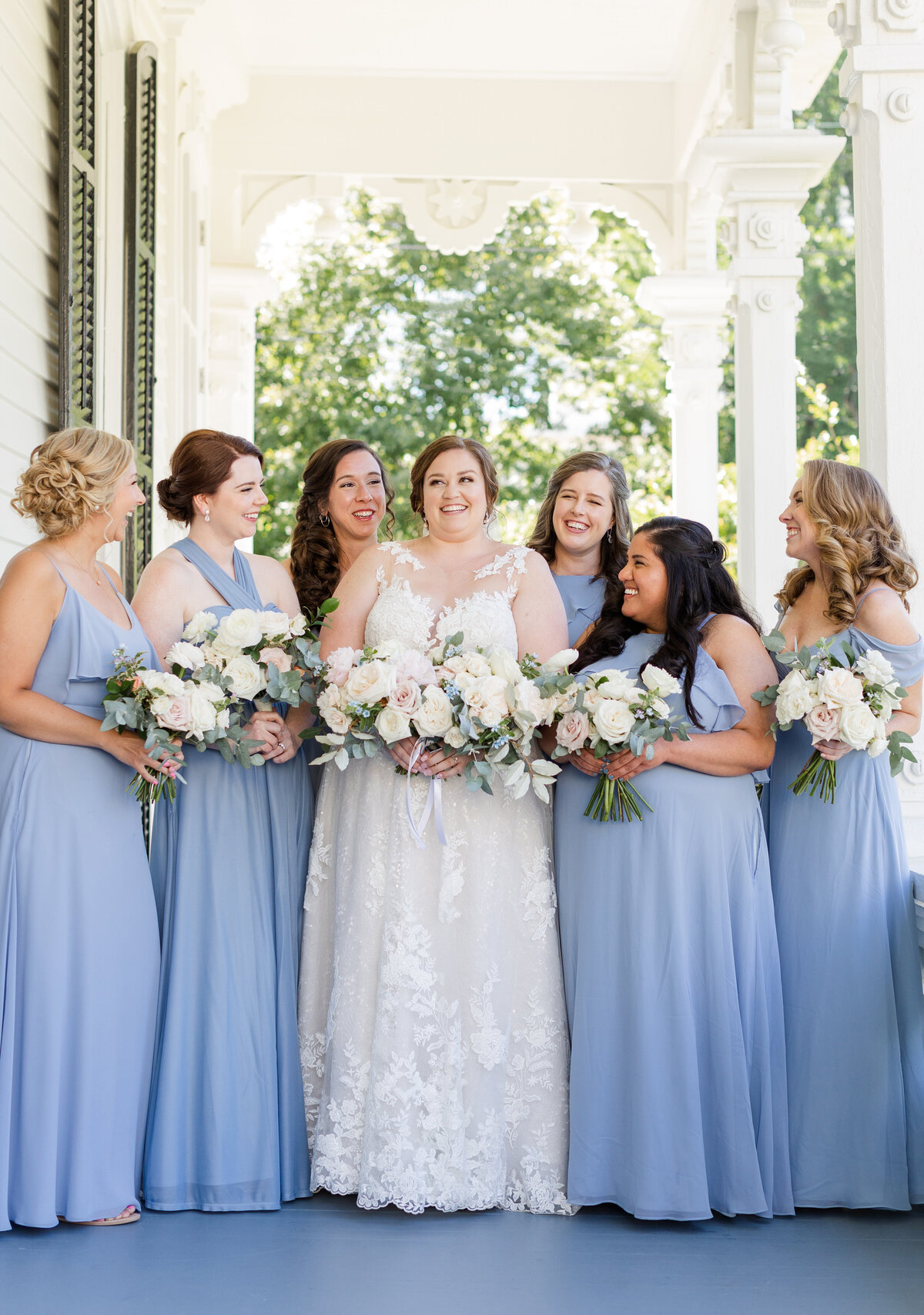 Bridesmaids photos at Merrimon Wynne