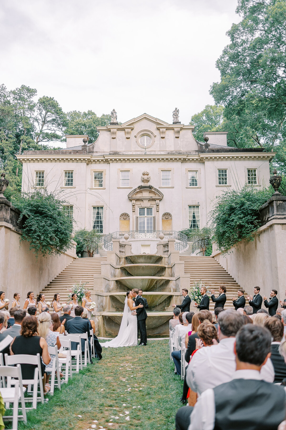 Wedding at the swan house in Atlanta