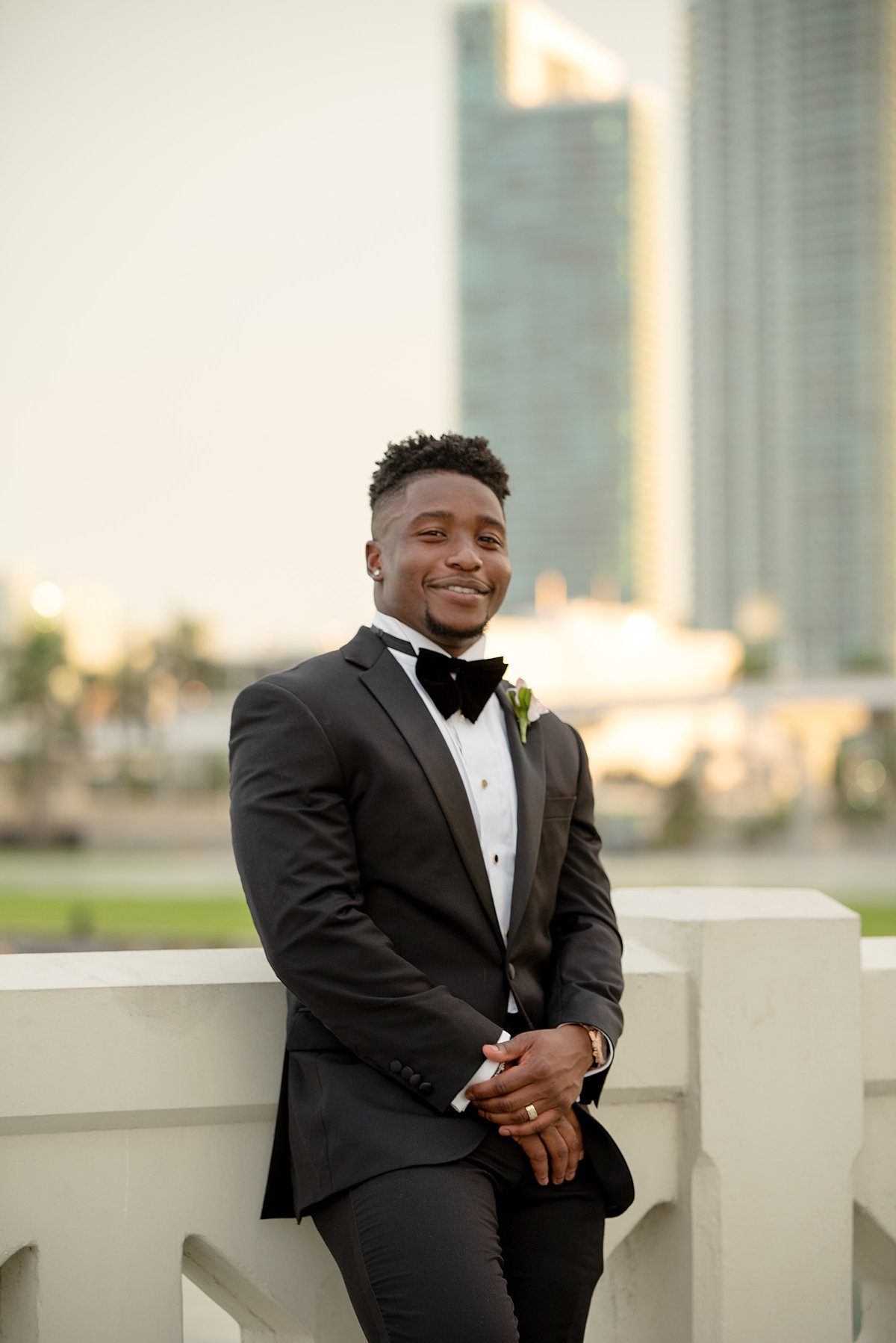 NFL Miami Dolphins Brandon Radcliff ShaKyra Radcliff Briza on the Bay Wedding Andrea Arostegui Photography-214
