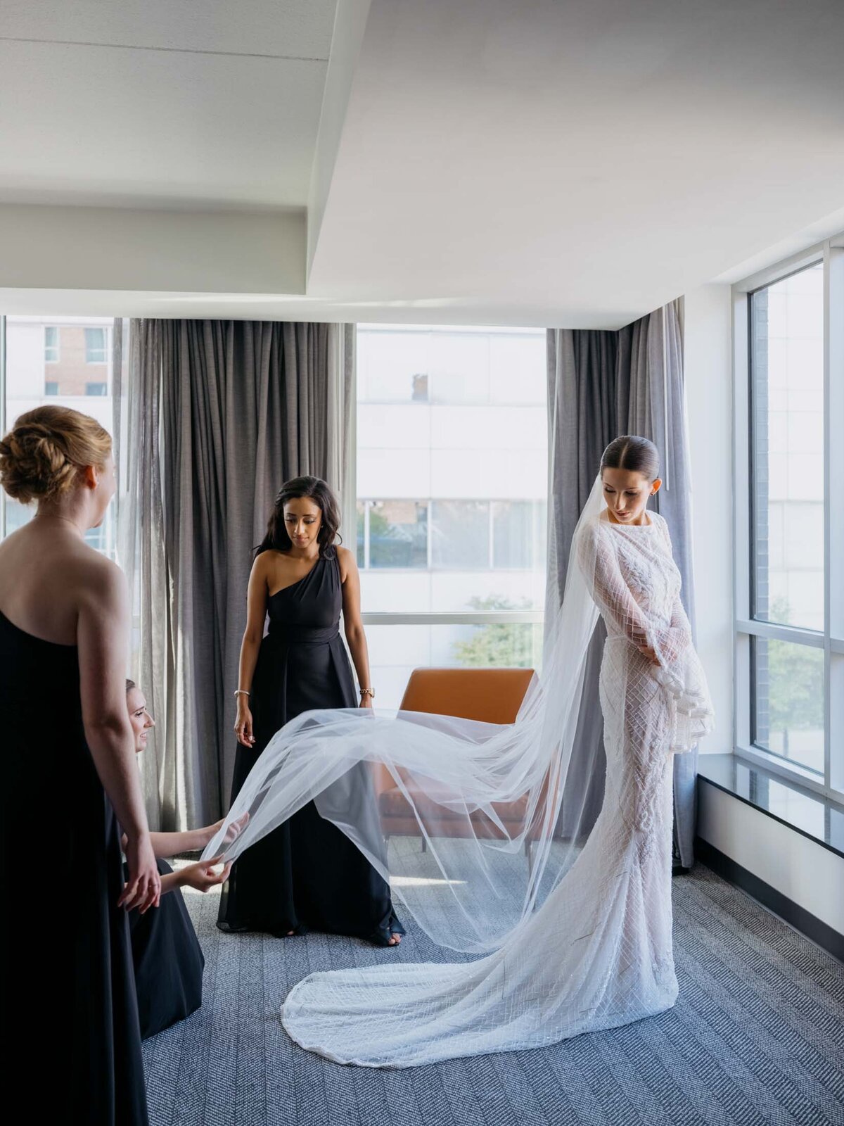 J.Andrietta wedding dress for bride's dream Shoreby Club wedding