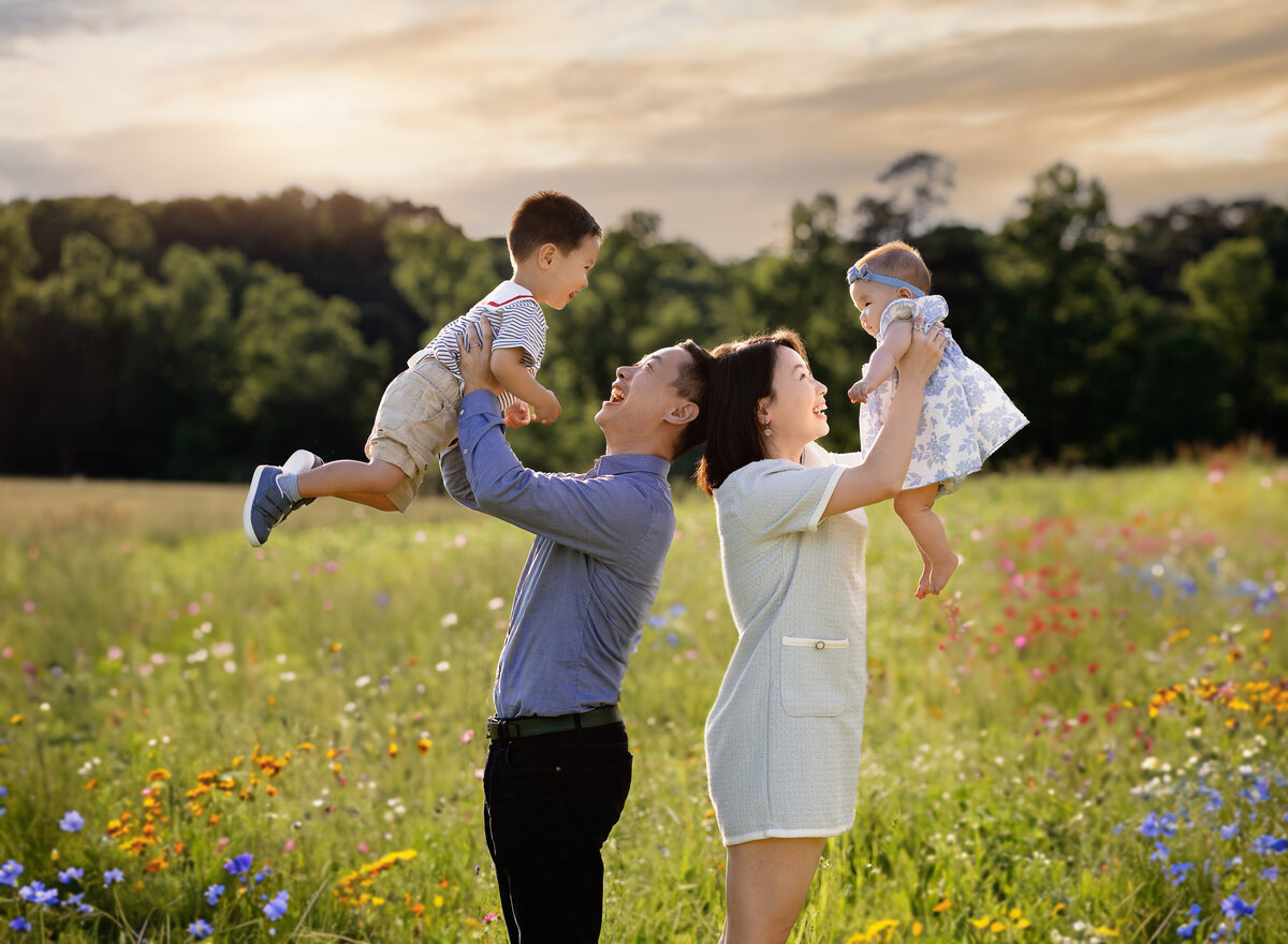 Spring family photographers