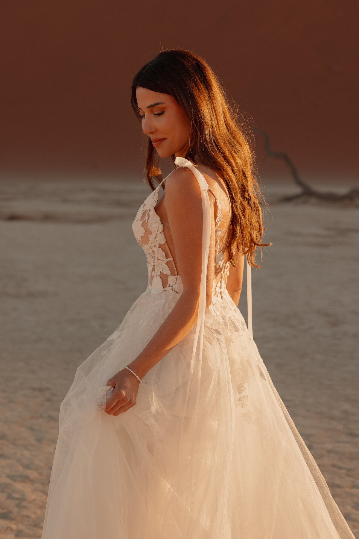 Zhila Ziad Nuri Elopement Wedding Sossusvlei Namibia Africa Heleen Photography-286