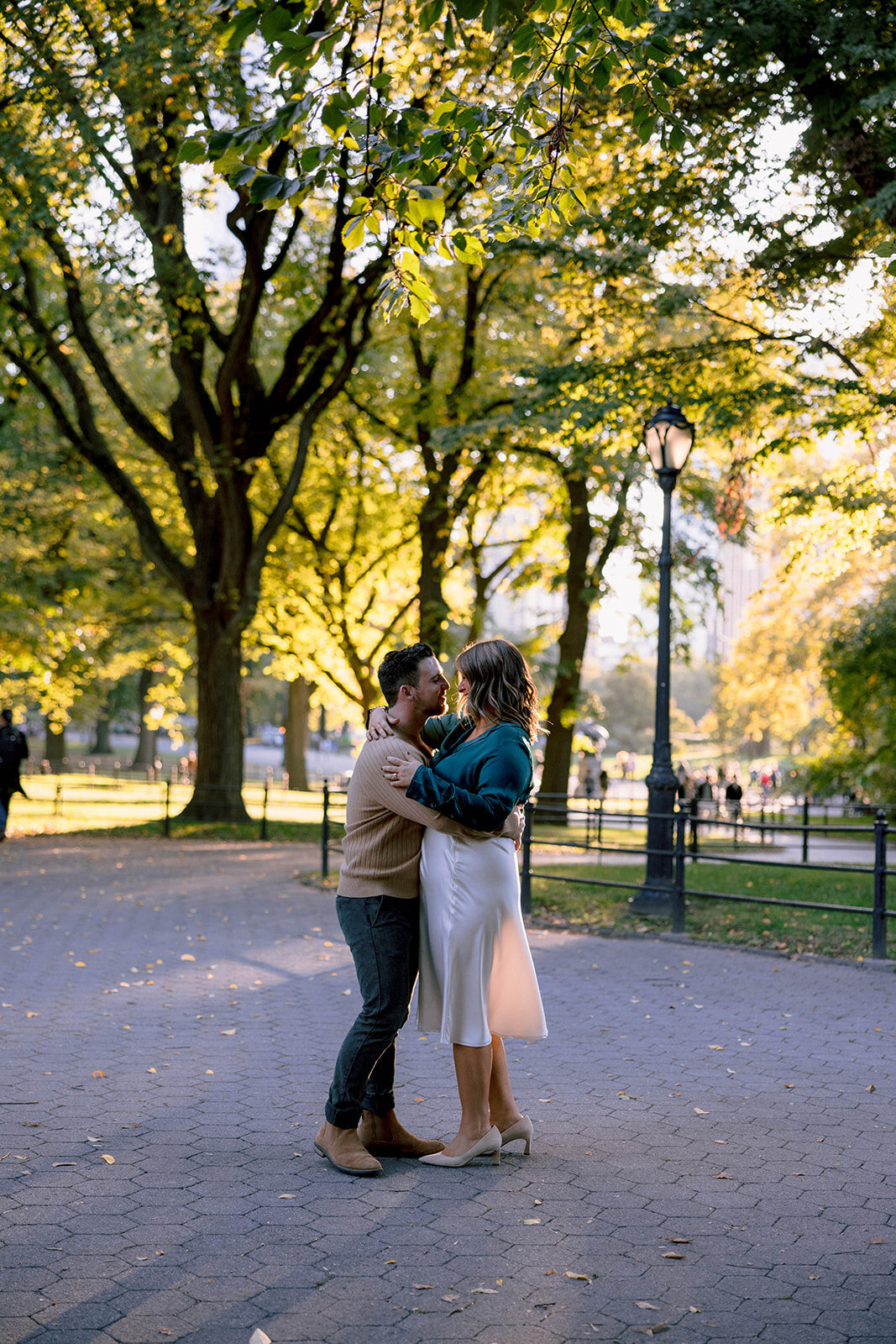 nyc central park engagement photos
