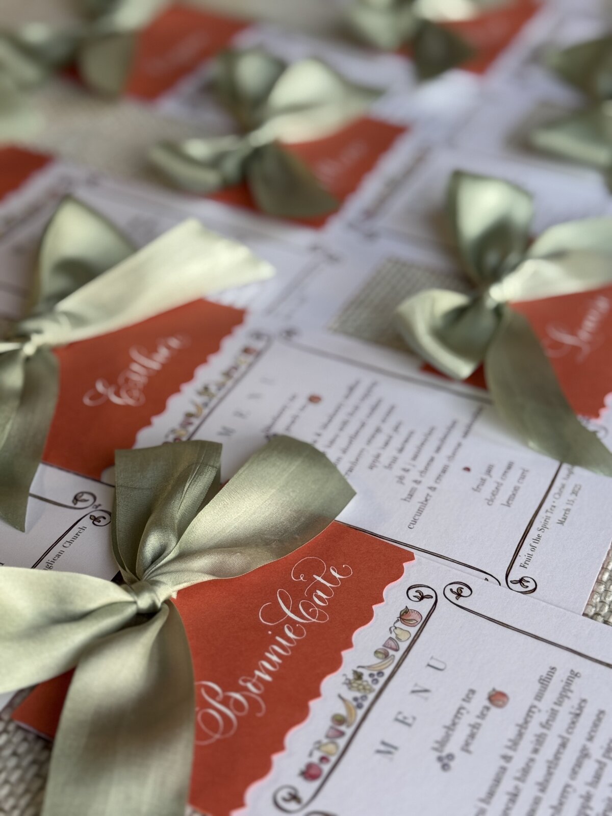 menu place cards
