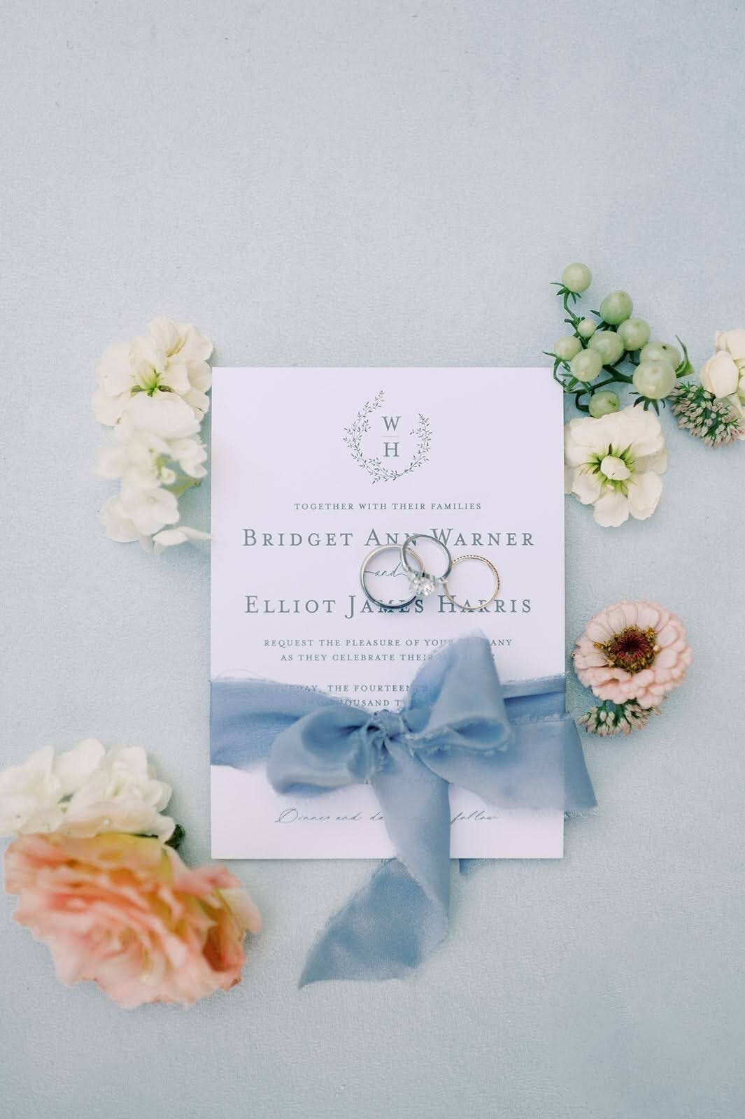 french-blue-wedding-invitation-card