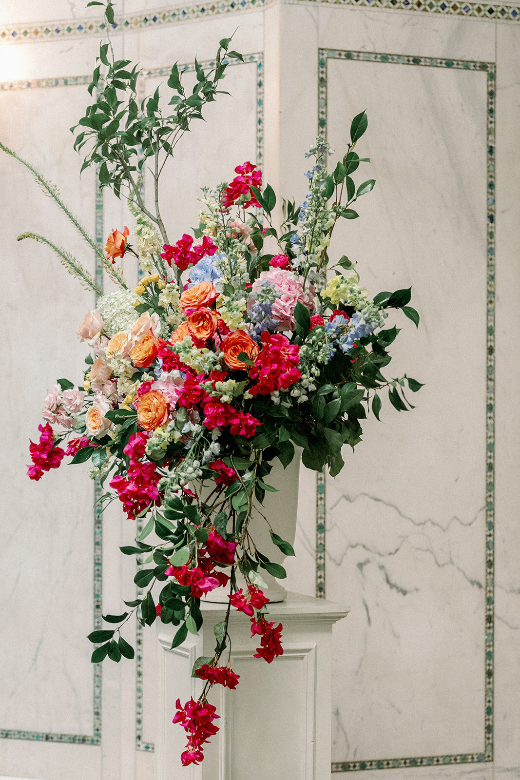 Modern Indian Wedding at Chicago Cultural Center Tiffany Dome_3