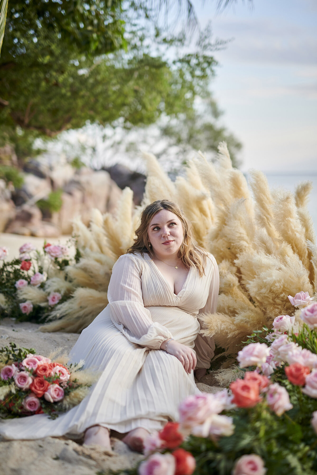 Jessica + Alex Koh Tao Thailand Beach Wedding (17)